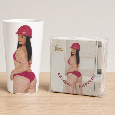 Emma Secret Bierbundel (Bierbecher + Bierdeckel)